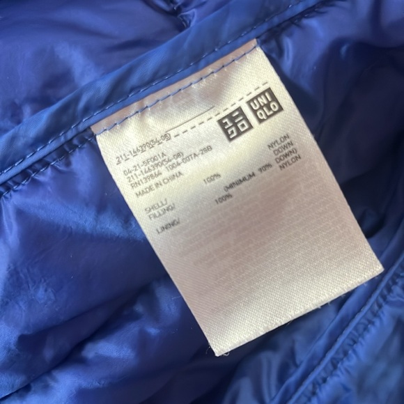 Uniqlo Women’s Ultralight Down Jacket Blue M - Picture 3 of 4